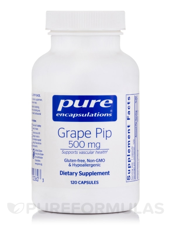 Grape Pip 500 mg - 120 Capsules