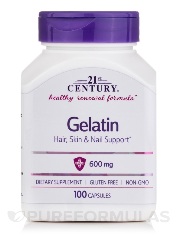 Gelatin 600 mg - 100 Capsules