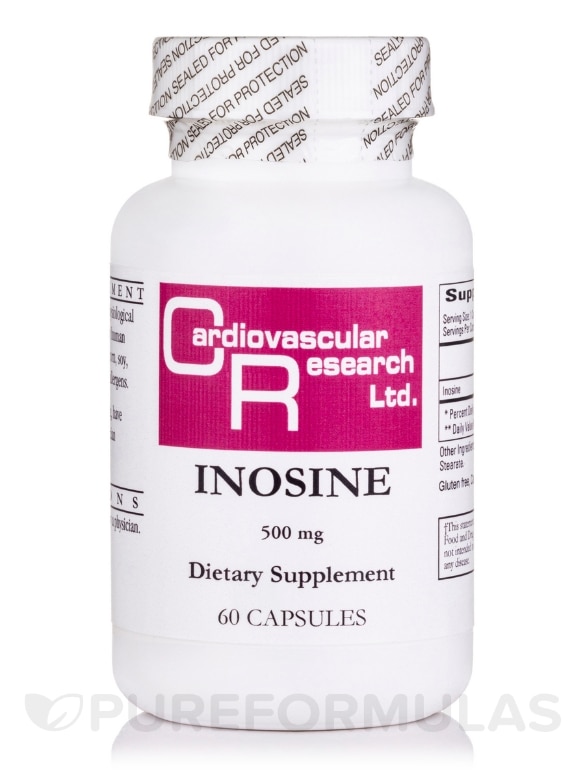 Inosine 500 mg - 60 Capsules