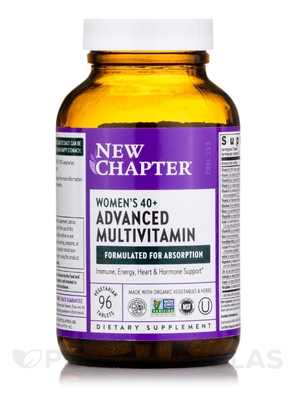 Women's Advanced 40+ Multivitamin (formerly Every Woman™ II Multivitamin) - 96 Vegetarian Tablets - Alternate View 2