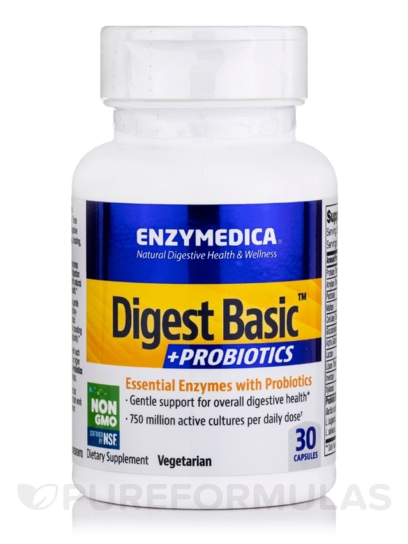 Digest Basic™ + Probiotics - 30 Capsules