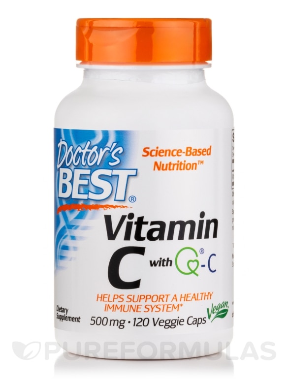 Vitamin C with Quali™-C 500 mg - 120 Veggie Capsules