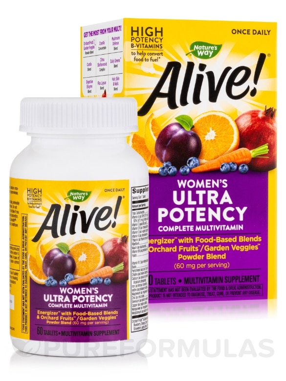 Alive!® Once Daily Women's Ultra - 60 Tablets - Alternate View 1
