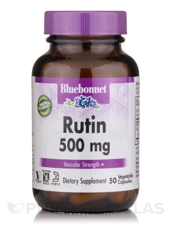 Rutin 500 mg - 50 Vegetable Capsules