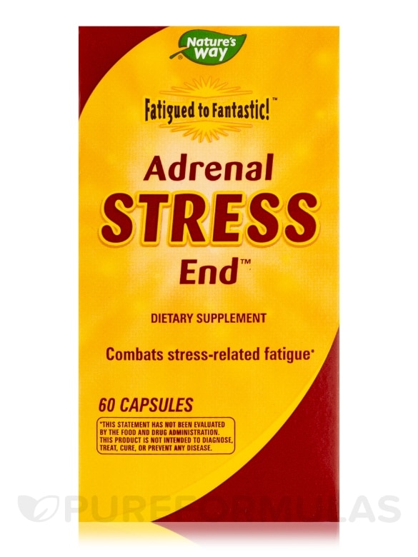 Fatigued to Fantastic!™ Adrenal Stress End™ - 60 Capsules - Alternate View 3