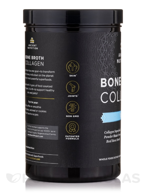 Bone Broth Collagen™ Vanilla - 18.3 oz (519 Grams) - Alternate View 3
