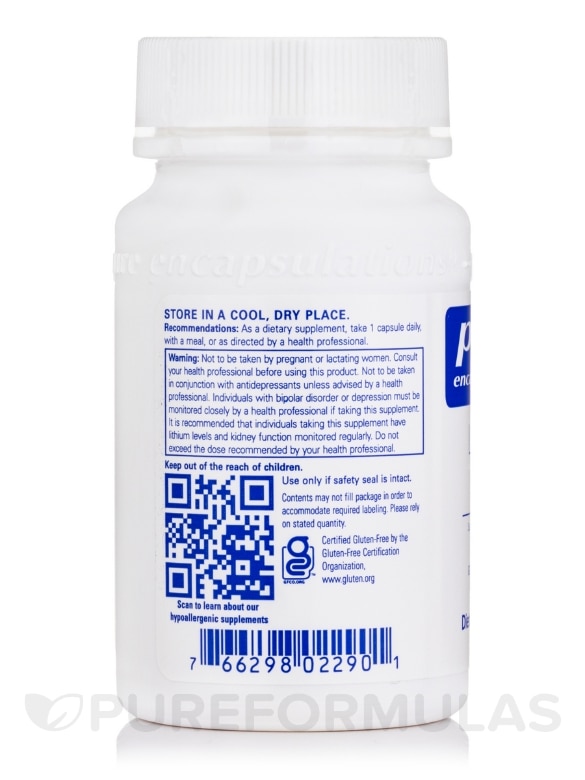Lithium (orotate) 1 mg - 90 Capsules - Alternate View 3