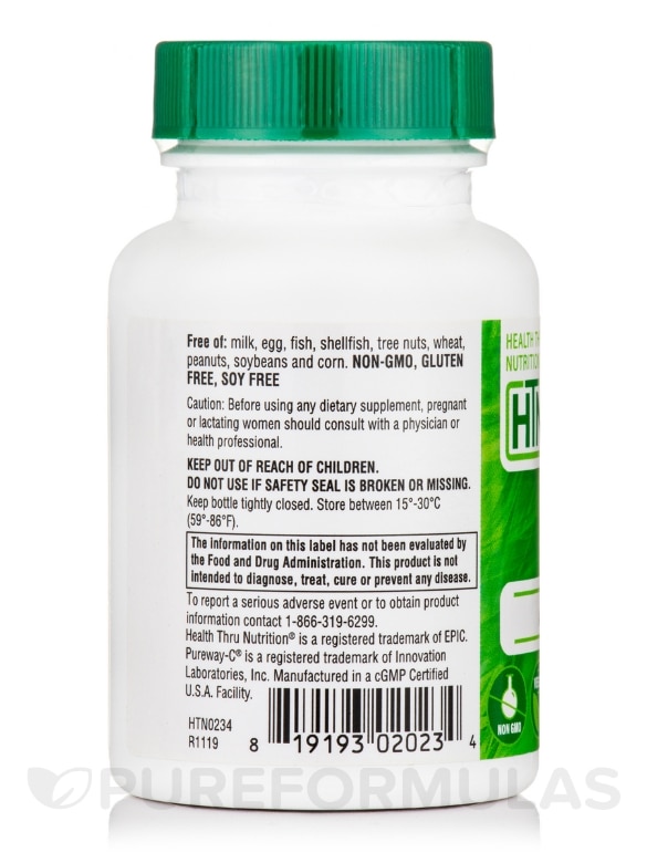 Vitamin C as PureWay-C® 500 mg - 60 VegeCaps - Alternate View 2
