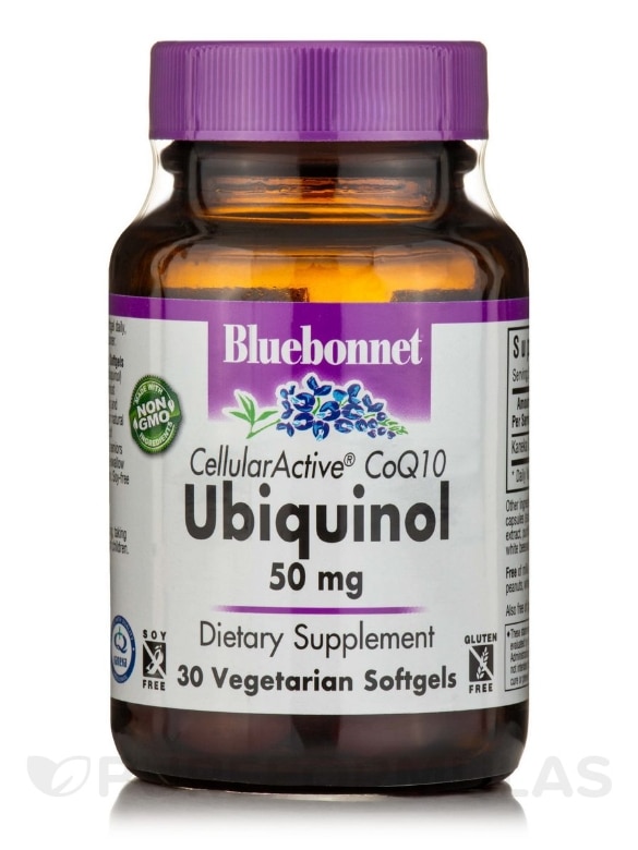 Cellular Active® CoQ10 Ubiquinol 50 mg - 30 Vegetarian Softgels
