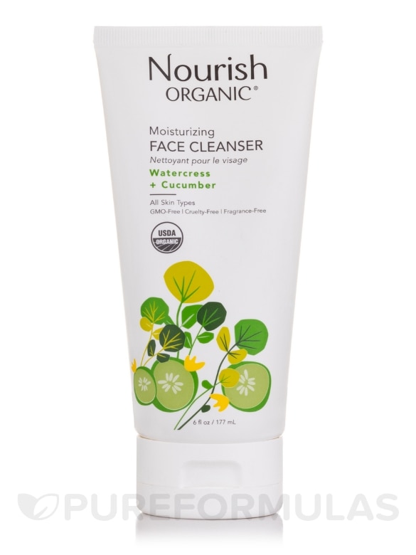 Moisturizing Face Cleanser, Watercress and Cucumber - 6 fl. oz (177 ml)