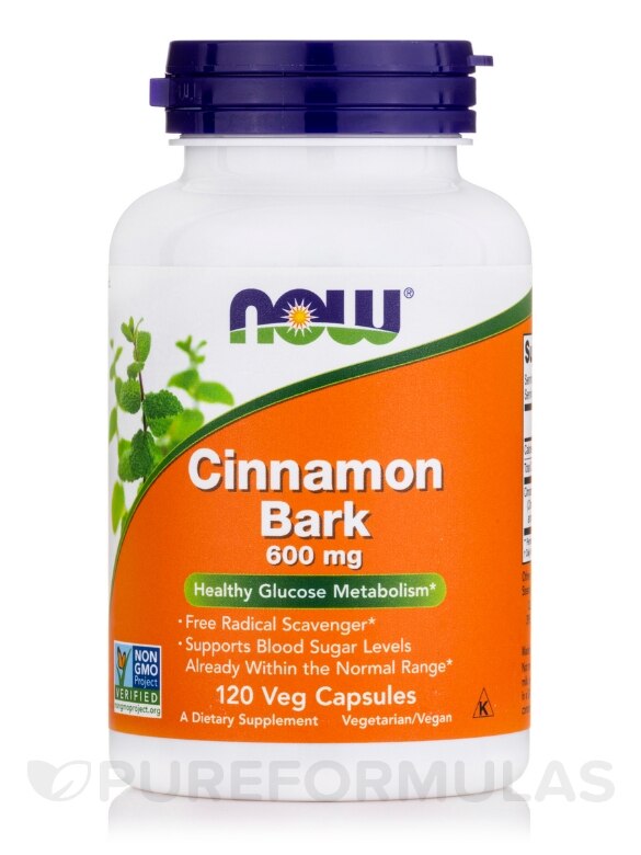 Cinnamon Bark 600 mg - 120 Capsules