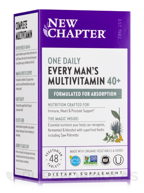 Every Man's One Daily 40+ Multivitamin - 48 Vegetarian Tablets