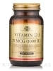 Vitamin D3 (Cholecalciferol) 25 mcg (1000 IU) - 100 Softgels