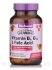 EarthSweet® Vitamin B6, B12 Plus Folic Acid, Raspberry Flavor - 60 Chewable Tablets