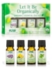 Organic Essential Oils Kit - Box of 4 Bottles (1/3 fl. oz / 10 ml each)