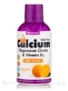 Liquid Calcium Magnesium Citrate Plus Vitamin D3, Orange Flavor (Milk-Free) - 16 fl. oz (472 ml)